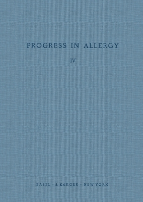 Progress in Allergy Vol. 4 - 