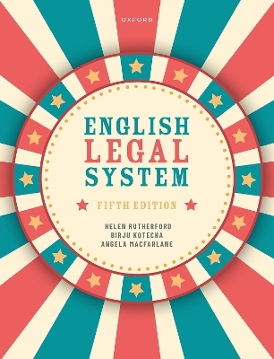 English Legal System - Helen Rutherford, Birju Kotecha, Angela Macfarlane