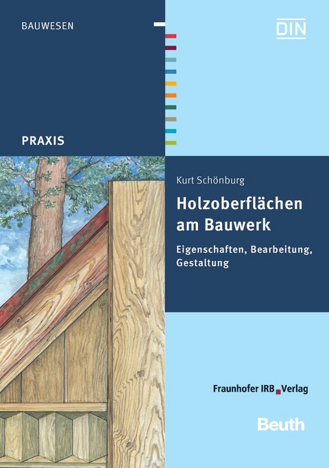 Holzoberflächen am Bauwerk - Buch mit E-Book - Kurt Schönburg