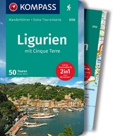 KOMPASS Wanderführer Ligurien mit Cinque Terre, 50 Touren mit Extra-Tourenkarte - Franz Wille