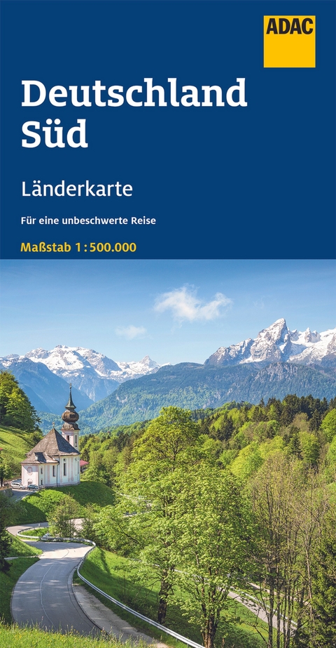 ADAC Länderkarte Deutschland Süd 1:500.000