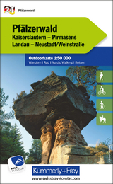Pfälzerwald Kaiserslautern, Pirmasens, Landau, Neustadt/Weinstrasse, Nr. 24 Outdoorkarte Deutschland 1:50 000 - 