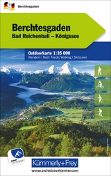Kümmerly+Frey Outdoorkarte Deutschland 8 Berchtesgaden 1:35.000