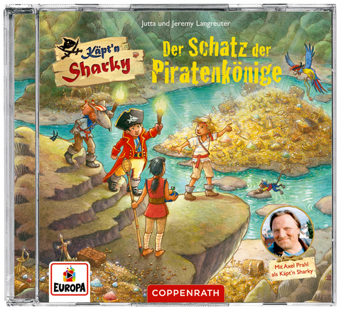 CD Hörspiel: Käpt'n Sharky - Der Schatz der Piratenkönige - Jutta Langreuter, Jeremy Langreuter