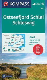 KOMPASS Wanderkarte 708 Ostseefjord Schlei, Schleswig 1:35.000 - 