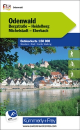 Kümmerly+Frey Outdoorkarte Deutschland 35 Odenwald 1:50.000