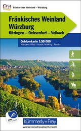 Fränkisches Weinland - Würzburg Kitzingen, Ochsenfurt, Volkach Nr. 56 Outdoorkarte Deutschland 1:50 000 - 