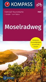 KOMPASS Fahrrad-Tourenkarte Moselradweg 1:50.000 - 