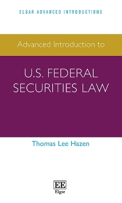 Advanced Introduction to U.S. Federal Securities Law - Thomas L. Hazen