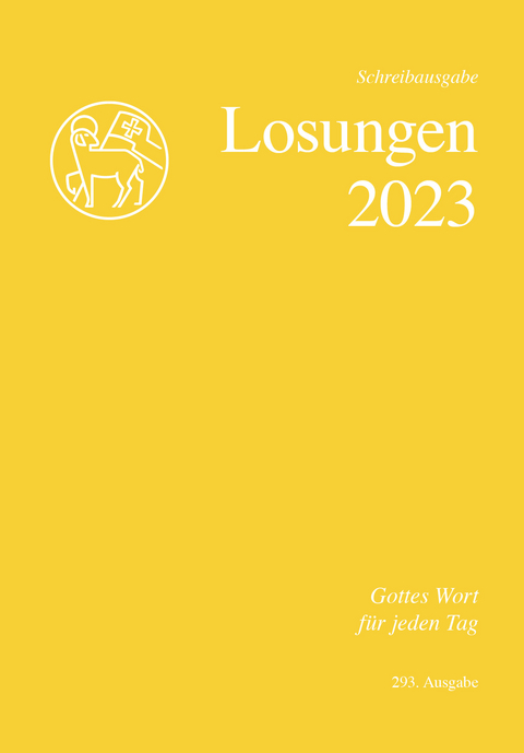 Losungen Schweiz 2023 / Die Losungen 2023 - 