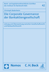 Die Corporate Governance der Bankaktiengesellschaft - Christoph Badenheim