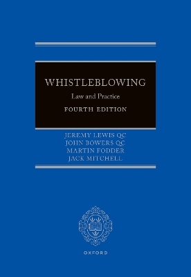 Whistleblowing - Jeremy Lewis, John Bowers QC, Martin Fodder, Jack Mitchell