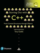 Starting Out with C++ from Control Structures through Objects, Global Edition - Gaddis, Tony