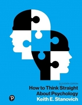 How to Think Straight About Psychology, Books a la Carte - Stanovich, Keith