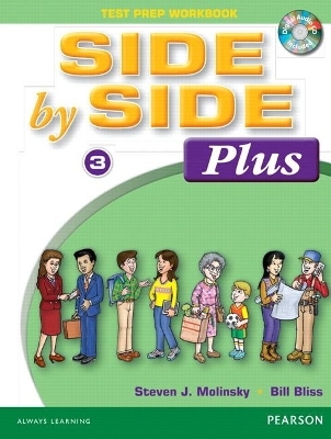Side By Side Plus 3 Test Prep Workbook with CD - Steven Molinsky, Bill Bliss