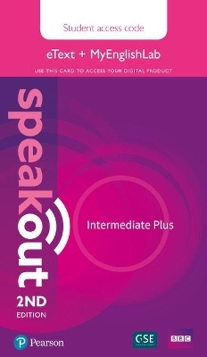 Speakout Intermediate Plus 2nd Edition eText and MyEnglishLab Access Card