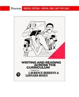 Writing and Reading Across the Curriculum - Behrens, Laurence; Rosen, Leonard