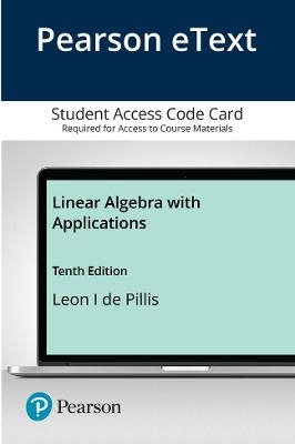 Linear Algebra with Applications - Steve Leon, Lisette de Pillis
