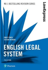 Law Express: English Legal System, 7th edition - Finch, Emily; Fafinski, Stefan