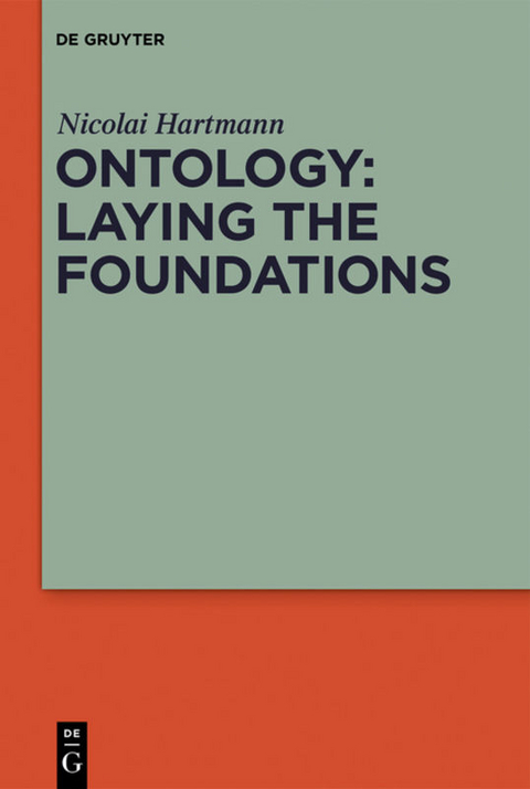 Ontology: Laying the Foundations - Nicolai Hartmann