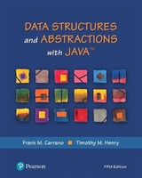 Data Structures and Abstractions with Java - Carrano, Frank; Henry, Timothy