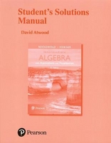 Student's Solutions Manual for Intermediate Algebra with Applications & Visualization - Rockswold, Gary; Krieger, Terry