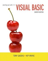 Starting Out With Visual Basic - Gaddis, Tony; Irvine, Kip