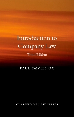 Introduction to Company Law - Paul Davies
