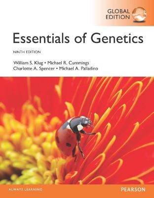 Essentials of Genetics, Global Edition - William Klug, Michael Cummings, Charlotte Spencer, Michael Palladino