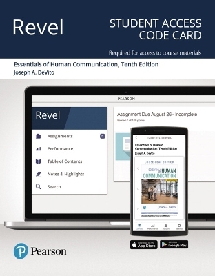 Revel Access Code for Essentials of Human Communication - Joseph DeVito