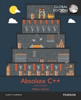 Absolute C++, Global Edition + MyLab Programming with Pearson eText - Savitch, Walter; Mock, Kenrick