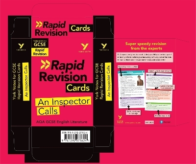 York Notes for AQA GCSE (9-1) Rapid Revision Cards: An Inspector Calls - catch up, revise and be ready for the 2025 and 2026 exams - Peter Morrisson