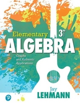 Elementary Algebra - Lehmann, Jay