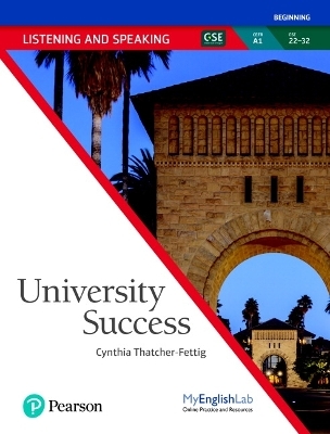 University Success Listening/Speaking A1 -  Pearson Education