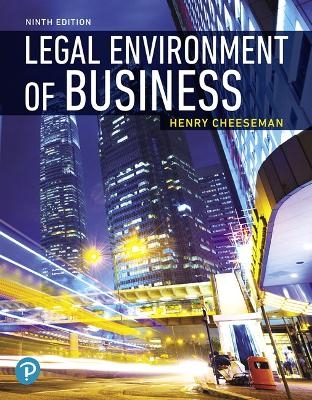 Legal Environment of Business - Henry Cheeseman