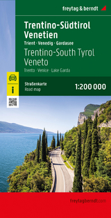 Trentino-Südtirol - Venetien, Straßen- und Freizeitkarte 1:200.000, freytag & berndt - 
