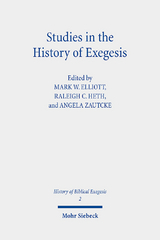 Studies in the History of Exegesis - 