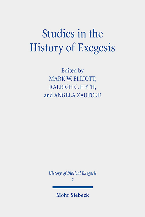 Studies in the History of Exegesis - 