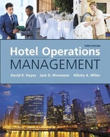 Hotel Operations Management - Hayes, David; Ninemeier, Jack; Miller, Allisha