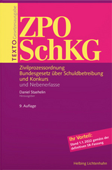 TEXTO ZPO/SchKG - Staehelin, Daniel