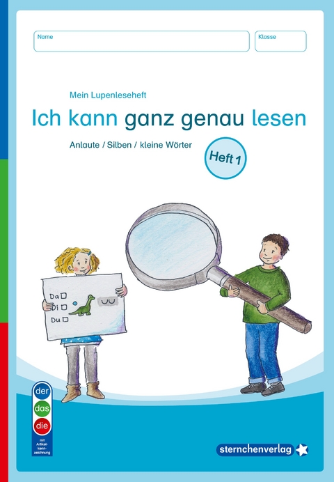 Mein Lupenleseheft 1 - Ich kann ganz genau lesen - Ausgabe mit Artikelkennzeichnung (DaZ) - Katrin Langhans