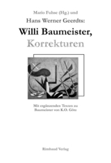 Willi Baumeister, Korrekturen - Hans Werner Geerdts