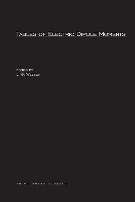 Tables of Electric Dipole Moments - 