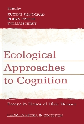 Ecological Approaches to Cognition - 