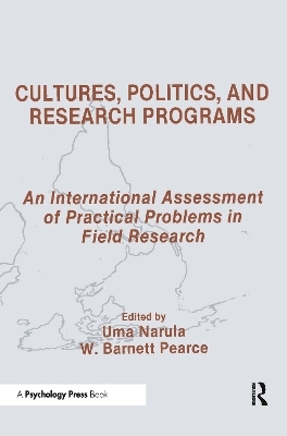 Cultures, Politics, and Research Programs - 