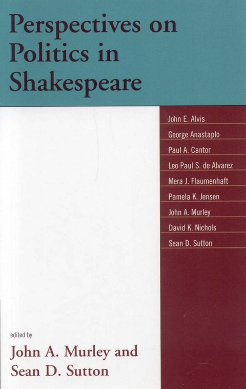 Perspectives on Politics in Shakespeare - 