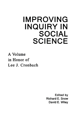 Improving Inquiry in Social Science - 