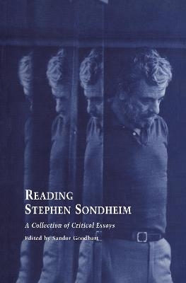 Reading Stephen Sondheim - 