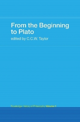 From the Beginning to Plato - 