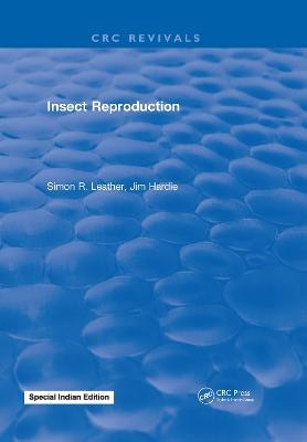 Insect Reproduction - S. R. Leather